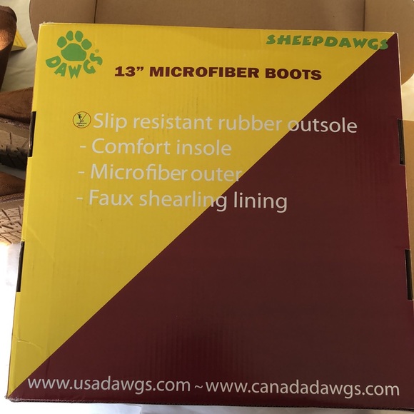Sheepdawgs 13” microfiber chestnut color boot.    Size 9/40 Nice deep tan color. - Picture 10 of 14